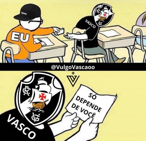 Vasco não cai, Vegetti na cola de Tiquinho e muito mais: os memes da goleada por 5 a 1 da equipe de Ramón Díaz sobre o Coritiba no retorno da torcida a São Januário