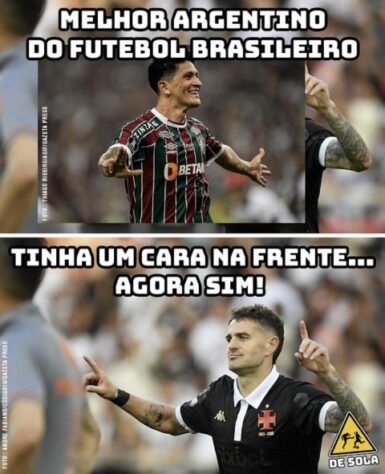 Torcedores do Vasco fazem memes com provocações ao Fluminense após vitória por 4 a 2 no clássico