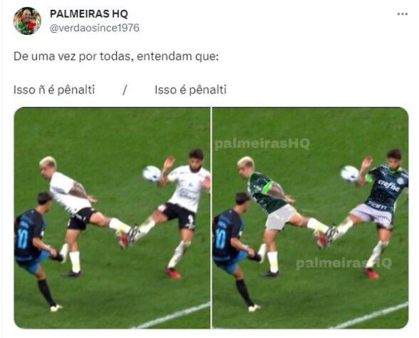 Yuri Alberto joga vôlei? Rivais fazem memes com pênalti polêmico não marcado contra o Corinthians no empate com o Grêmio na Neo Química Arena