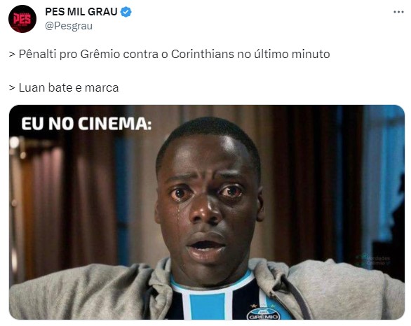 Yuri Alberto joga vôlei? Rivais fazem memes com pênalti polêmico não marcado contra o Corinthians no empate com o Grêmio na Neo Química Arena