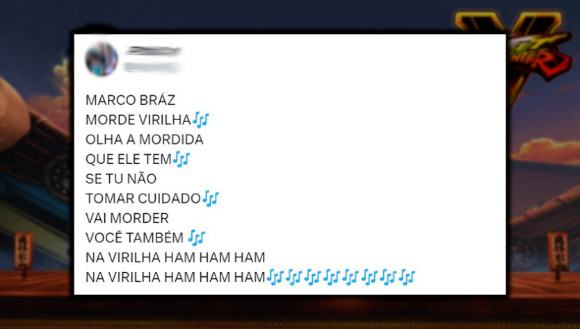 Após morder virilha de torcedor do Flamengo, Marcos Braz vira piada nas redes sociais com adaptação de música