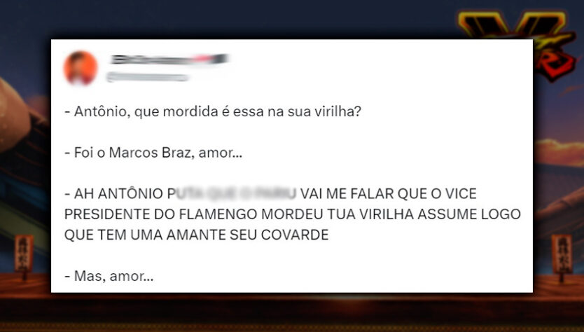 Após morder virilha de torcedor do Flamengo, Marcos Braz vira piada nas redes sociais com adaptação de música