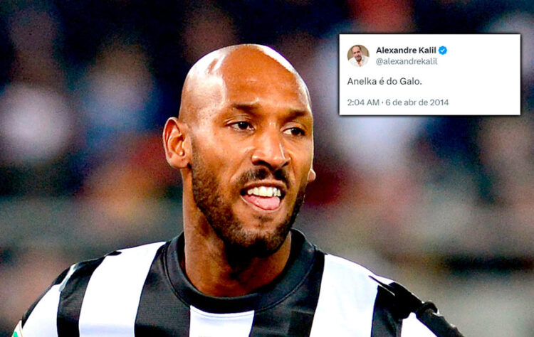 Em 2014, Alexandre Kalil, então presidente do Atlético-MG, anunciou nas redes sociais o acerto com Anelka. Porém, o atacante francês nunca vestiu a camisa do Galo.