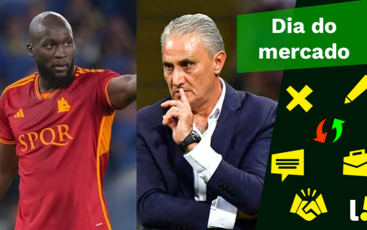 Roma cogita manter Lukaku, zagueiro do Santos na mira da Europa, Tite acertado com time brasileiro... Tudo isso e muito mais no Dia do Mercado desta segunda-feira (9)!