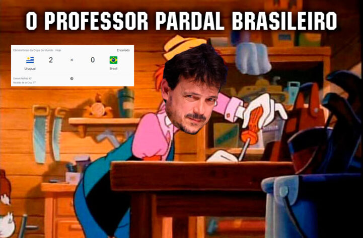 Em mais um vexame sob comando de Fernando Diniz, Seleção Brasileira ouviu "olé" da torcida uruguaia e saiu derrotada por 2 a 0 pela equipe de Marcelo Bielsa. Nas redes sociais, não faltaram críticas ao desempenho brasileiro, críticas ao trabalho do técnico do Fluminense e pedidos de desculpas à Tite. Veja a seguir! (Por Humor Esportivo)