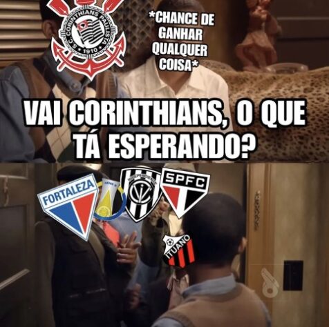 Web bomba com memes da queda do Corinthians para o Fortaleza na Copa Sul-Americana