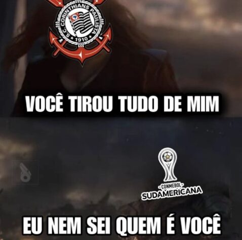 Web bomba com memes da queda do Corinthians para o Fortaleza na Copa Sul-Americana