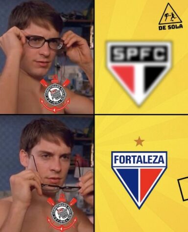 Web bomba com memes da queda do Corinthians para o Fortaleza na Copa Sul-Americana