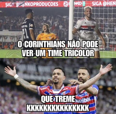 Web bomba com memes da queda do Corinthians para o Fortaleza na Copa Sul-Americana