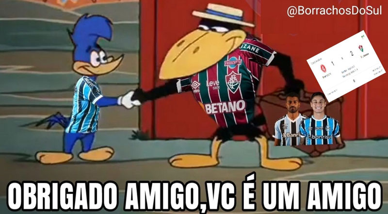 Com uma virada impressionante nos minutos finais, a equipe de Fernando Diniz está garantida na final da Libertadores após vencer o Internacional no Beira-Rio. Nas redes sociais, Enner Valencia foi o principal alvo de memes após os gols perdidos. Veja a seguir! (Por Humor Esportivo)