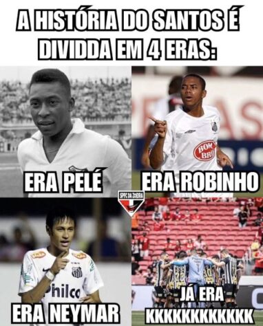 Os melhores memes de Internacional 7 x 1 Santos pela 28ª rodada do Brasileirão