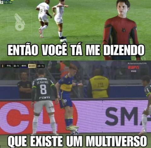 "Continua sem Mundial": Palmeiras sofre com memes após eliminação para o Boca Juniors na semifinal da Libertadores