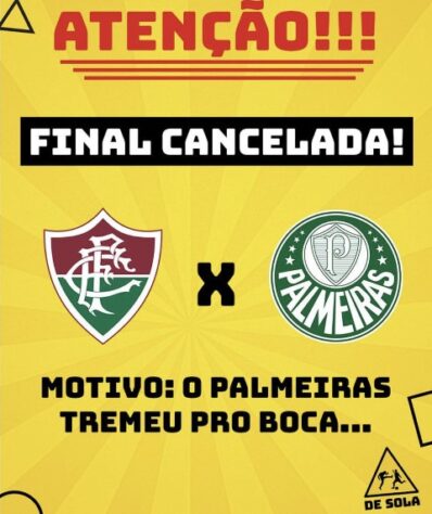 "Continua sem Mundial": Palmeiras sofre com memes após eliminação para o Boca Juniors na semifinal da Libertadores