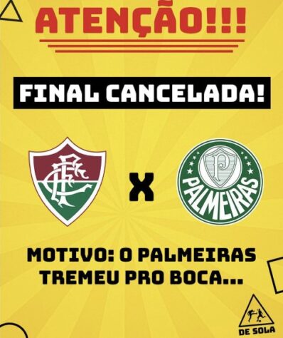 "Continua sem Mundial": Palmeiras sofre com memes após eliminação para o Boca Juniors na semifinal da Libertadores