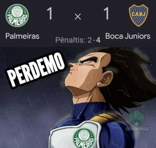 "Continua sem Mundial": Palmeiras sofre com memes após eliminação para o Boca Juniors na semifinal da Libertadores