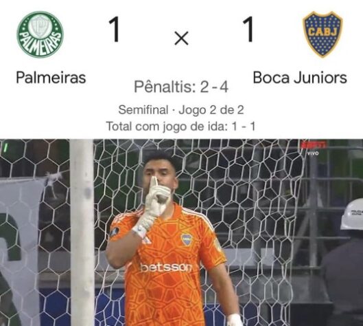 "Continua sem Mundial": Palmeiras sofre com memes após eliminação para o Boca Juniors na semifinal da Libertadores