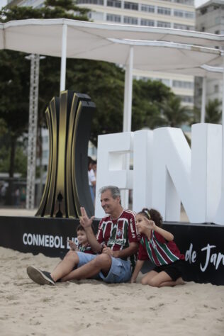 O espaço tem o mesmo formato da taça de campeão da Libertadores. 