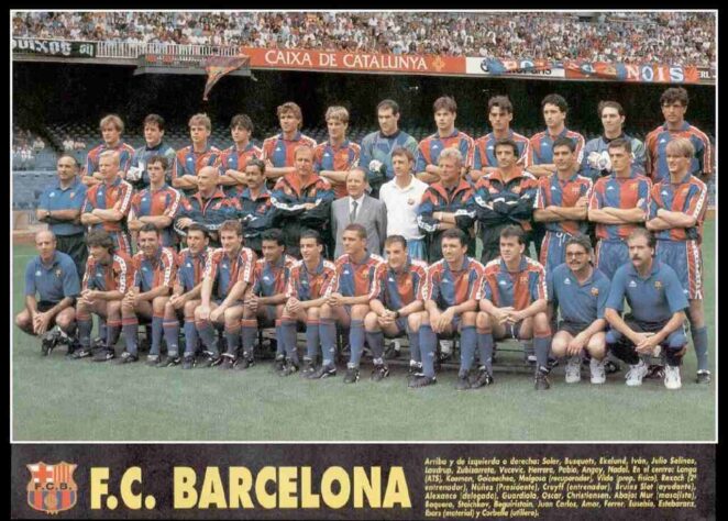 La Liga (1993/94): O Barcelona foi o grande campeão desta edição da LaLiga ao bater o Sevilla, no Camp Nou, por 5 a 2. O Deportivo La Coruña precisava de uma vitória para conquistar a taça mas, em casa, sucumbiu diante do Valência e ficou só no empate por 0 a 0, deixando o título com o time Catalão. Ambas equipes terminaram o campeonato com 56 pontos. 