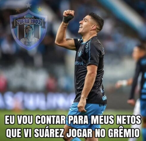 Memes: rivais não perdoam "pipocada" do Botafogo em derrota para o Grêmio com três gols de Luisito Suárez