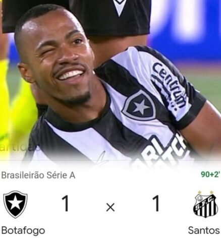 Pipoqueiro? Botafogo empata com o Santos, fica mais longe do título do Brasileirão, e não é perdoado em memes nas redes sociais.