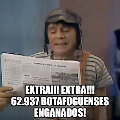 Pipoqueiro? Botafogo empata com o Santos, fica mais longe do título do Brasileirão, e não é perdoado em memes nas redes sociais.