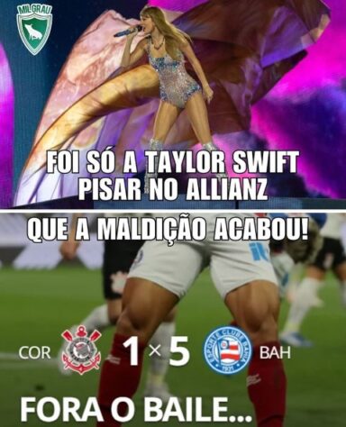 Corinthians não escapa dos memes após goleada do Bahia por 5 a 1, em plena Neo Química Arena.