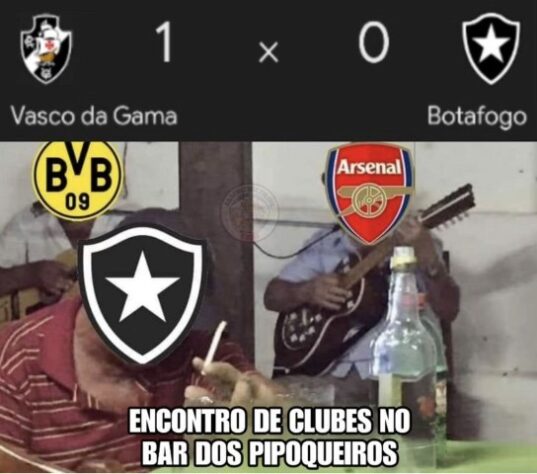 Derrotado no clássico contra o Vasco e com o título ameaçado, Botafogo sofre com memes e piadas nas redes sociais.