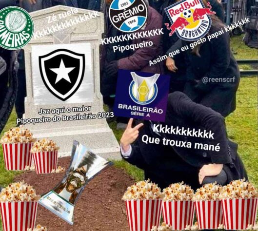 Derrotado no clássico contra o Vasco e com o título ameaçado, Botafogo sofre com memes e piadas nas redes sociais.