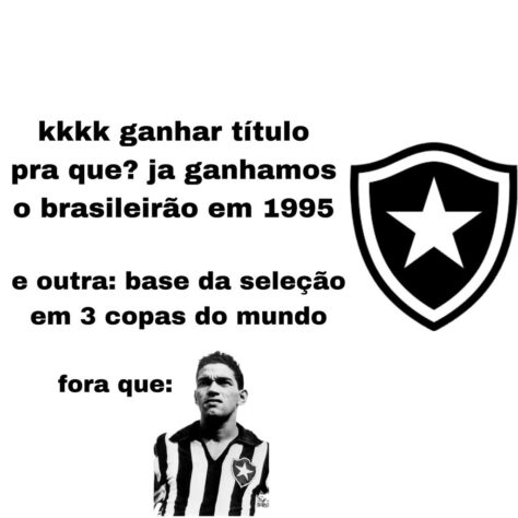 Derrotado no clássico contra o Vasco e com o título ameaçado, Botafogo sofre com memes e piadas nas redes sociais.