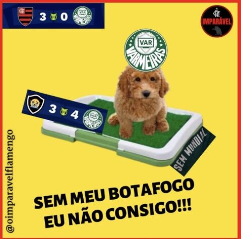 Rubro-negros fazem memes com vitória por 3 a 0 do Flamengo sobre o Palmeiras pela 33ª rodada do Brasileirão