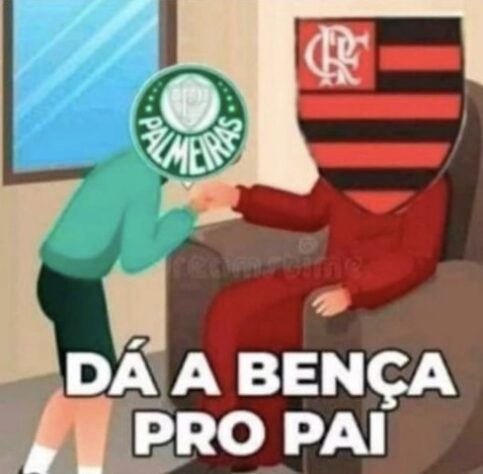 Rubro-negros fazem memes com vitória por 3 a 0 do Flamengo sobre o Palmeiras pela 33ª rodada do Brasileirão