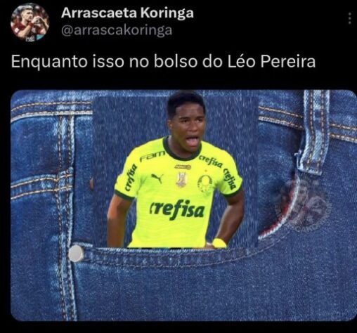 Rubro-negros fazem memes com vitória por 3 a 0 do Flamengo sobre o Palmeiras pela 33ª rodada do Brasileirão