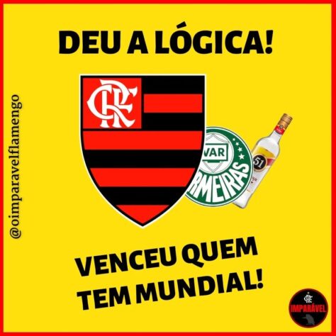 Rubro-negros fazem memes com vitória por 3 a 0 do Flamengo sobre o Palmeiras pela 33ª rodada do Brasileirão