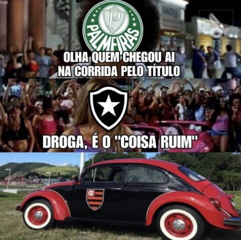 Rubro-negros fazem memes com vitória por 3 a 0 do Flamengo sobre o Palmeiras pela 33ª rodada do Brasileirão