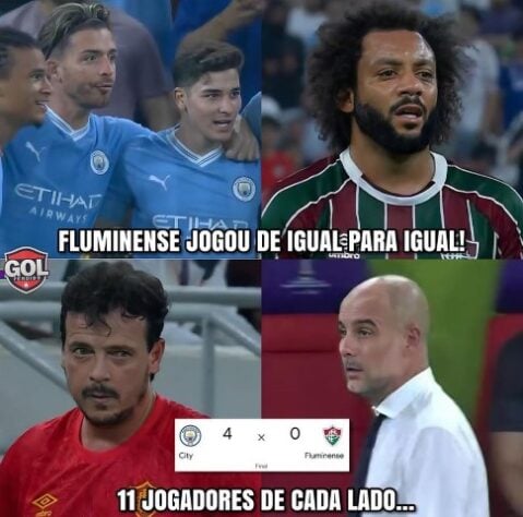 Jogou de igual para igual? Fluminense é goleado pelo Manchester City, fica com o vice no Mundial de Clubes, e vira alvo de memes na web 