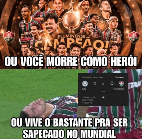 Fluminense é goleado pelo Manchester City, fica com o vice no Mundial de Clubes, e vira alvo de memes na web 