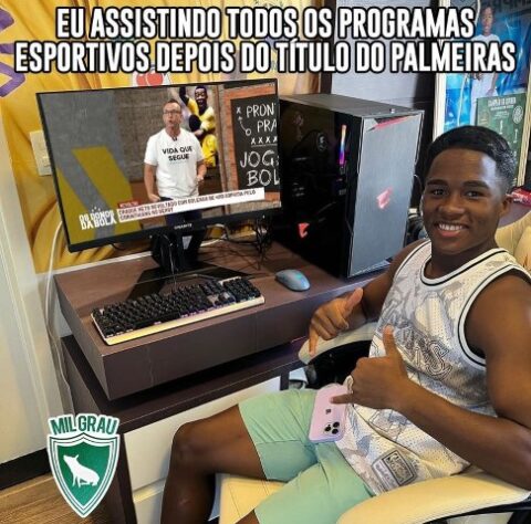 Palmeiras é campeão do Brasileirão, e torcedores fazem memes com provocações aos rivais