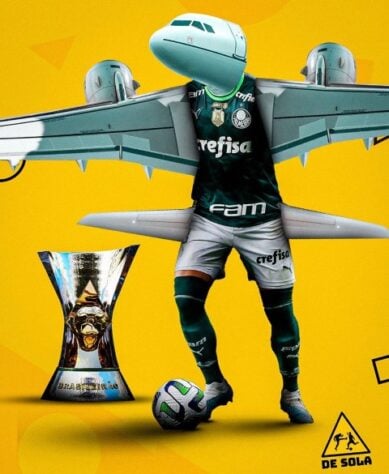 Palmeiras é campeão do Brasileirão, e torcedores fazem memes com provocações aos rivais