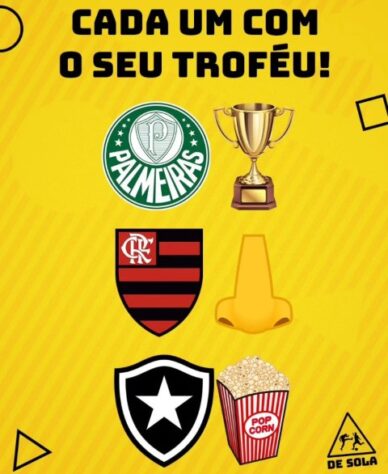 Palmeiras é campeão do Brasileirão, e torcedores fazem memes com provocações aos rivais