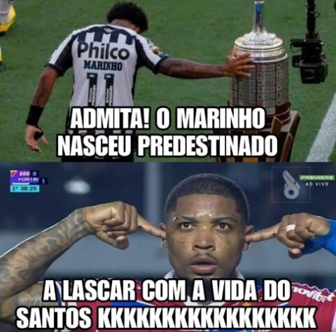 Queda inédita do Santos para a Série B do Brasileirão rende enxurrada de memes dos rivais nas redes sociais