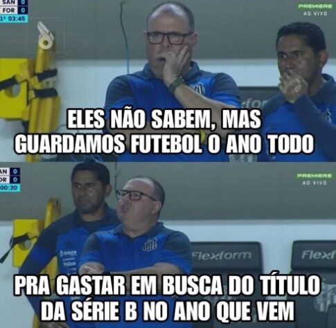 Queda inédita do Santos para a Série B do Brasileirão rende enxurrada de memes dos rivais nas redes sociais