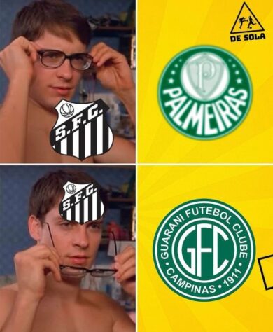 Queda inédita do Santos para a Série B do Brasileirão rende enxurrada de memes dos rivais nas redes sociais