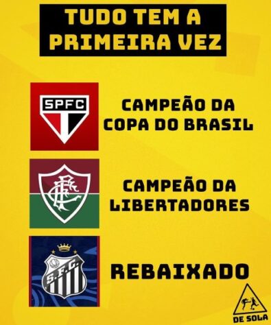 Queda inédita do Santos para a Série B do Brasileirão rende enxurrada de memes dos rivais nas redes sociais