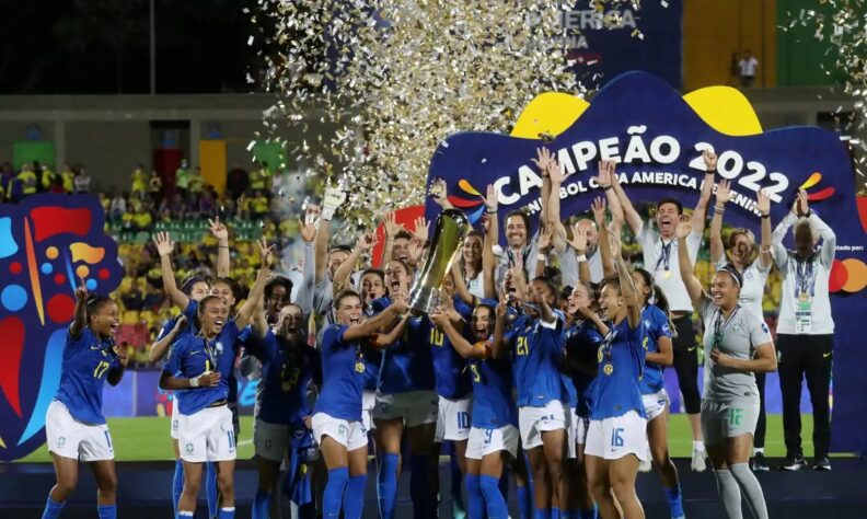 Principais conquistas da Seleção no atual período: Copa América Feminina (2022), Sul-Americano Sub-20 Masculino (2023).