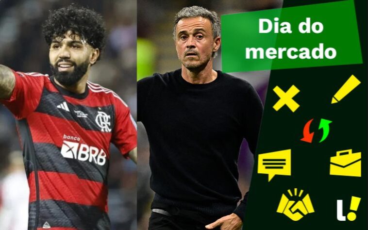 Flamengo crava futuro de Gabigol, PSG desiste de jogador da Seleção Brasileira... veja isso e muito mais no resumo do Dia do Mercado desta terça-feira (9). 