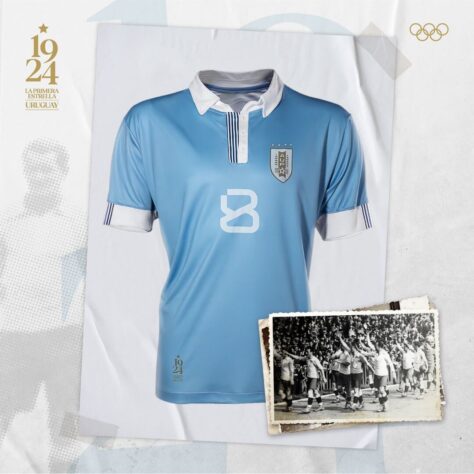 No título de 1924, a Celeste jogou com o uniforme número 1, o azul, no qual é utilizado até os dias de hoje. 