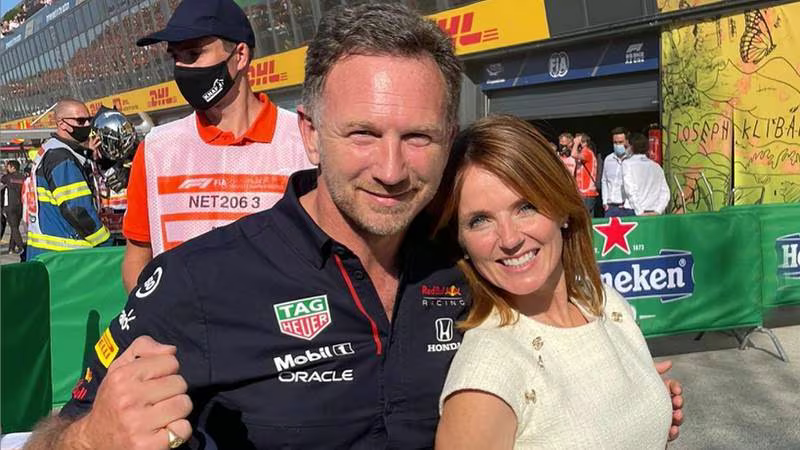 Christian Horner e Geri Halliwell - A ex-Spice Girl e o ex-automobilista e diretor da Red Bull Racing estão juntos desde 2015.