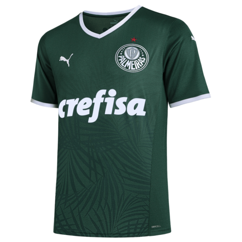 Primeira camisa de 2022 - A primeira camisa do Palmeiras é o modelo mais tradicional, feita no verde-escuro.