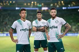Segunda camisa de 2023 - A segunda camisa do Palmeiras em 2023 foi lançada na cor branca, com uma listra verde.