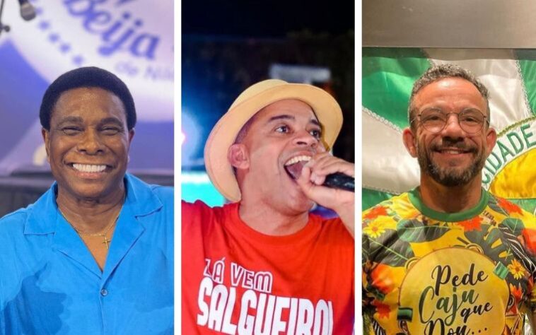 O segundo dia de desfiles do Grupo Especial ocorre nesta segunda-feira (12), e o Lance! aproveita para te contar o time do coração dos intérpretes. Dentre os cantores das escolas de samba da elite, a grande maioria torce para o Flamengo, mas outros clubes do Rio também estão representados. Confira a lista a seguir: